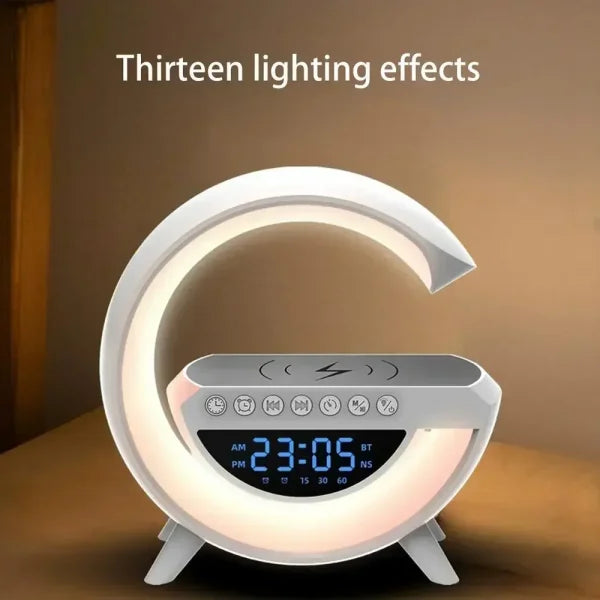 Multi-functional Led Clock Display Speaker G Lamp | Led Wireless Charging Speaker